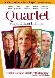 Quartet / Weinstein Company, BBC Films and DCM Productions present a Headline Pictures and Finola Dwyer Productions production in association with Decca and Hanway Films ; screenplay by Ronald Harwood ; produced by Finola Dwyer and Stewart Mackinnon ; directed by Dustin Hoffman.