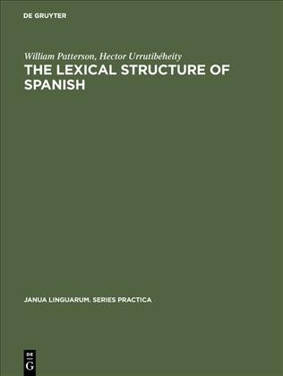 Lexical Structure of Spanish.