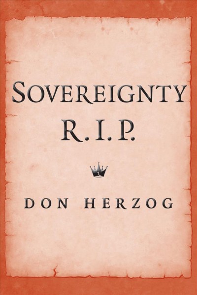 Sovereignty, RIP / Don Herzog.