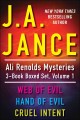 J. a. jance's ali reynolds mysteries 3-book boxed set, volume 1 Web of evil; hand of evil; cruel intent. Cover Image